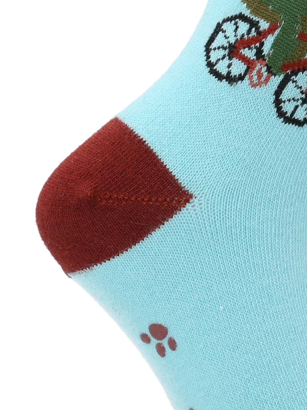 CALCETIN ALGODON NIÑO C DINOSAUR AZUL HUSH PUPPIES - 2