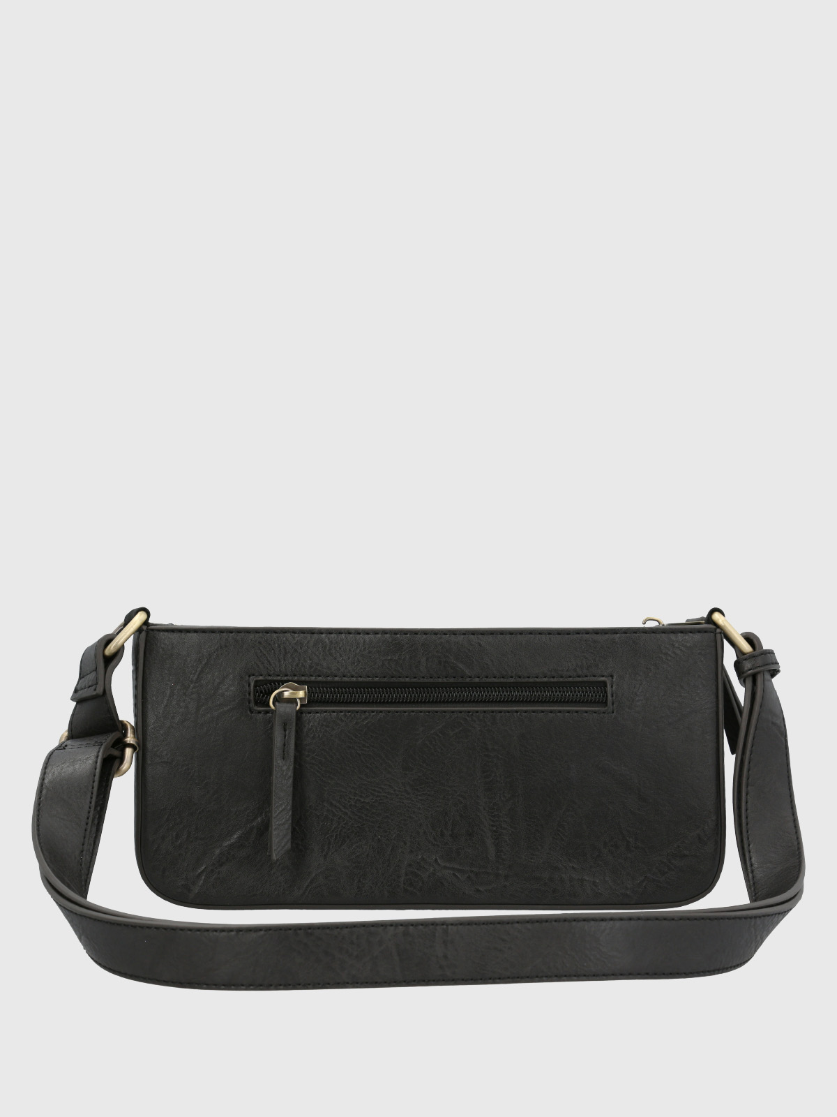 CARTERA ECOCUERO MUJER DRINA CROSS EN COLOR NEGRO HUSH PUPPIES - 3