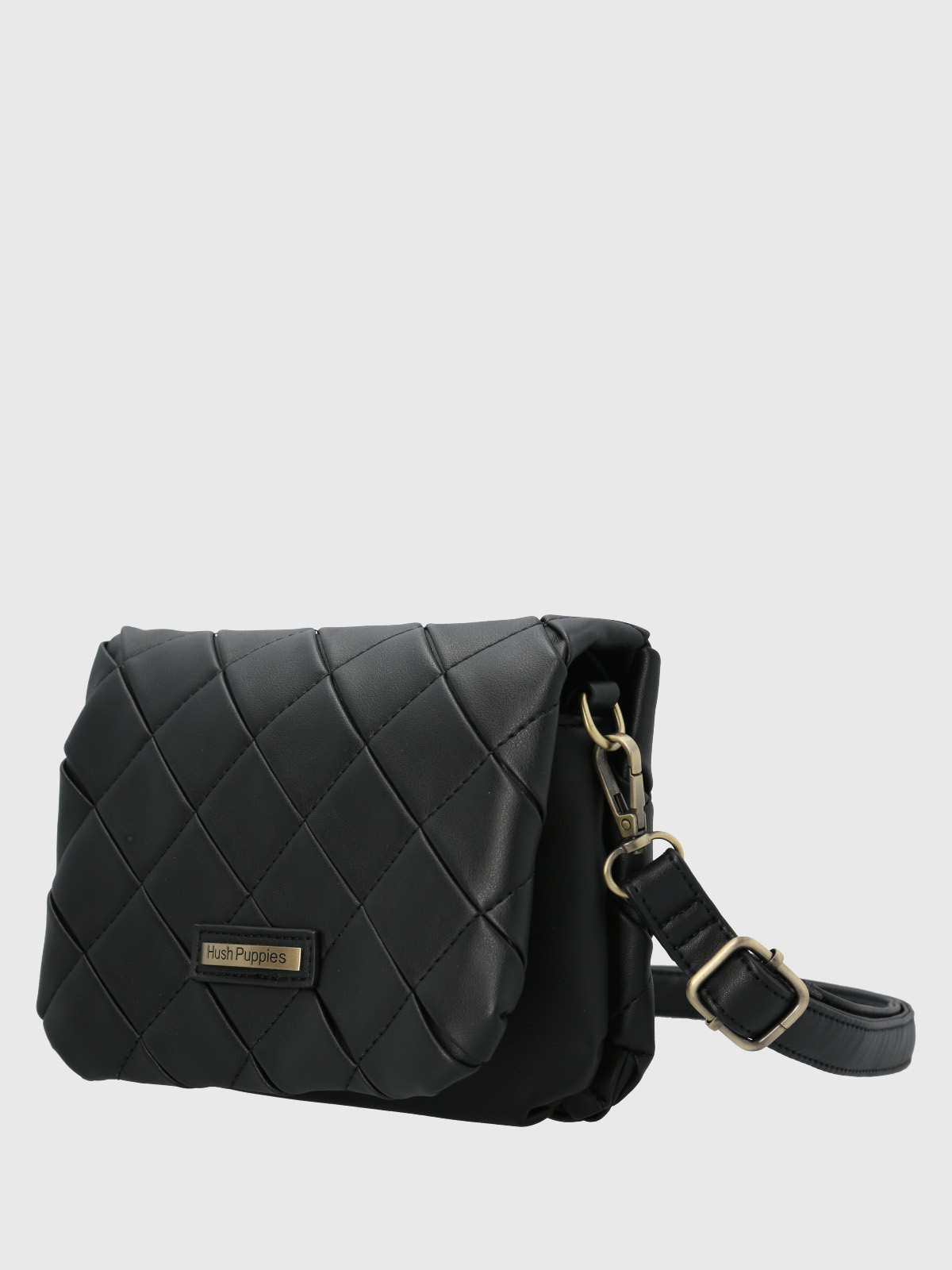 CARTERA ECOCUERO MUJER TRINI CROSS EN COLOR NEGRO HUSH PUPPIES - 2