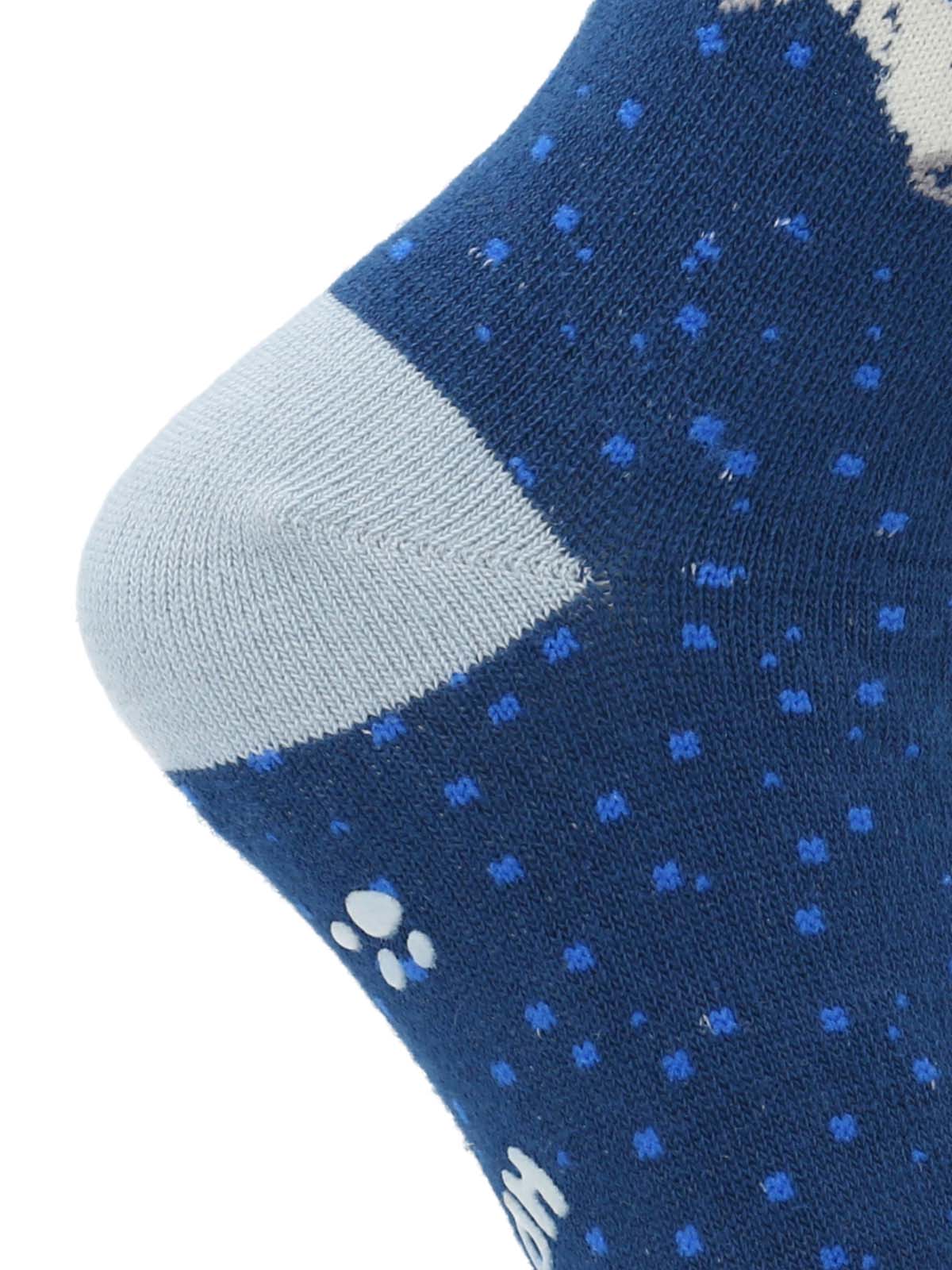 CALCETIN ALGODON NIÑO C MONKEY AZUL HUSH PUPPIES - 2