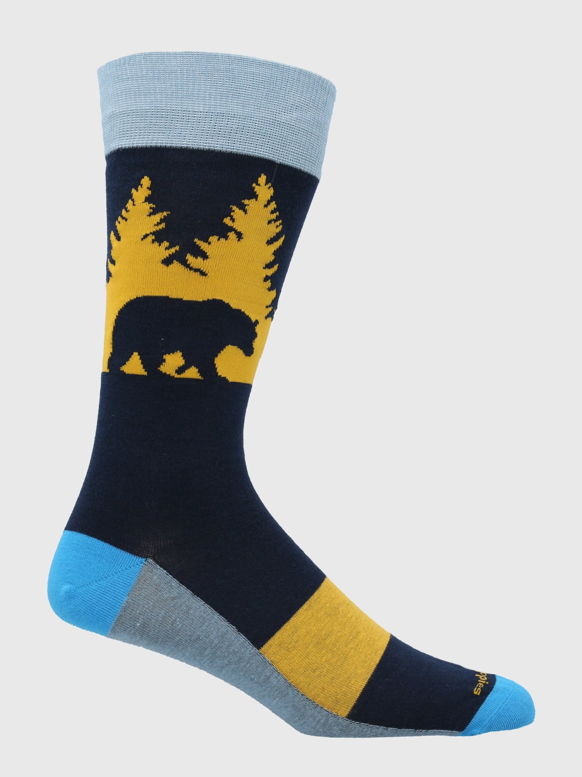 CALCETIN ALGODON HOMBRE C BEAR AZUL HUSH PUPPIES - 1