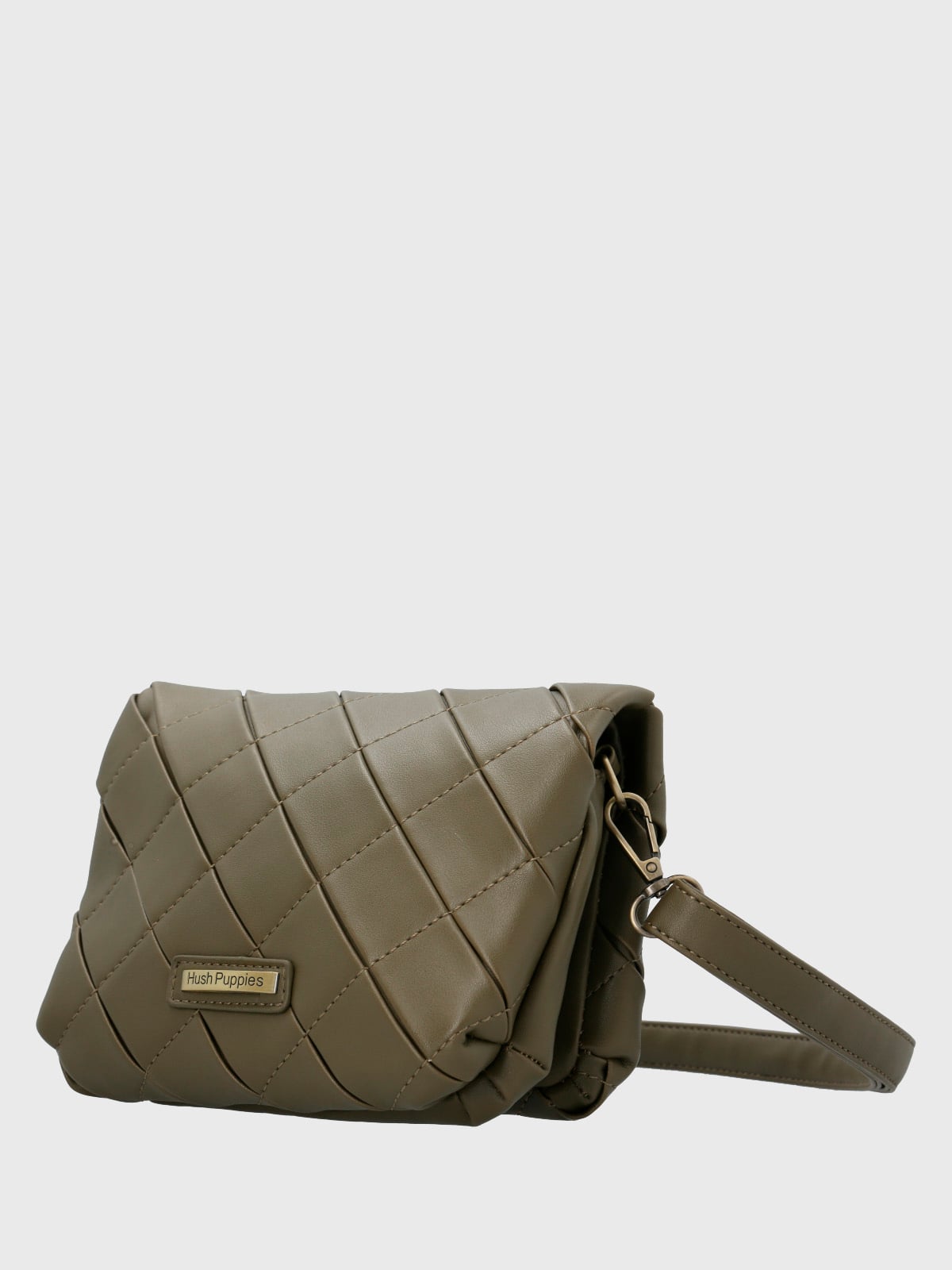 CARTERA ECOCUERO MUJER TRINI CROSS VERDE HUSH PUPPIES - 2