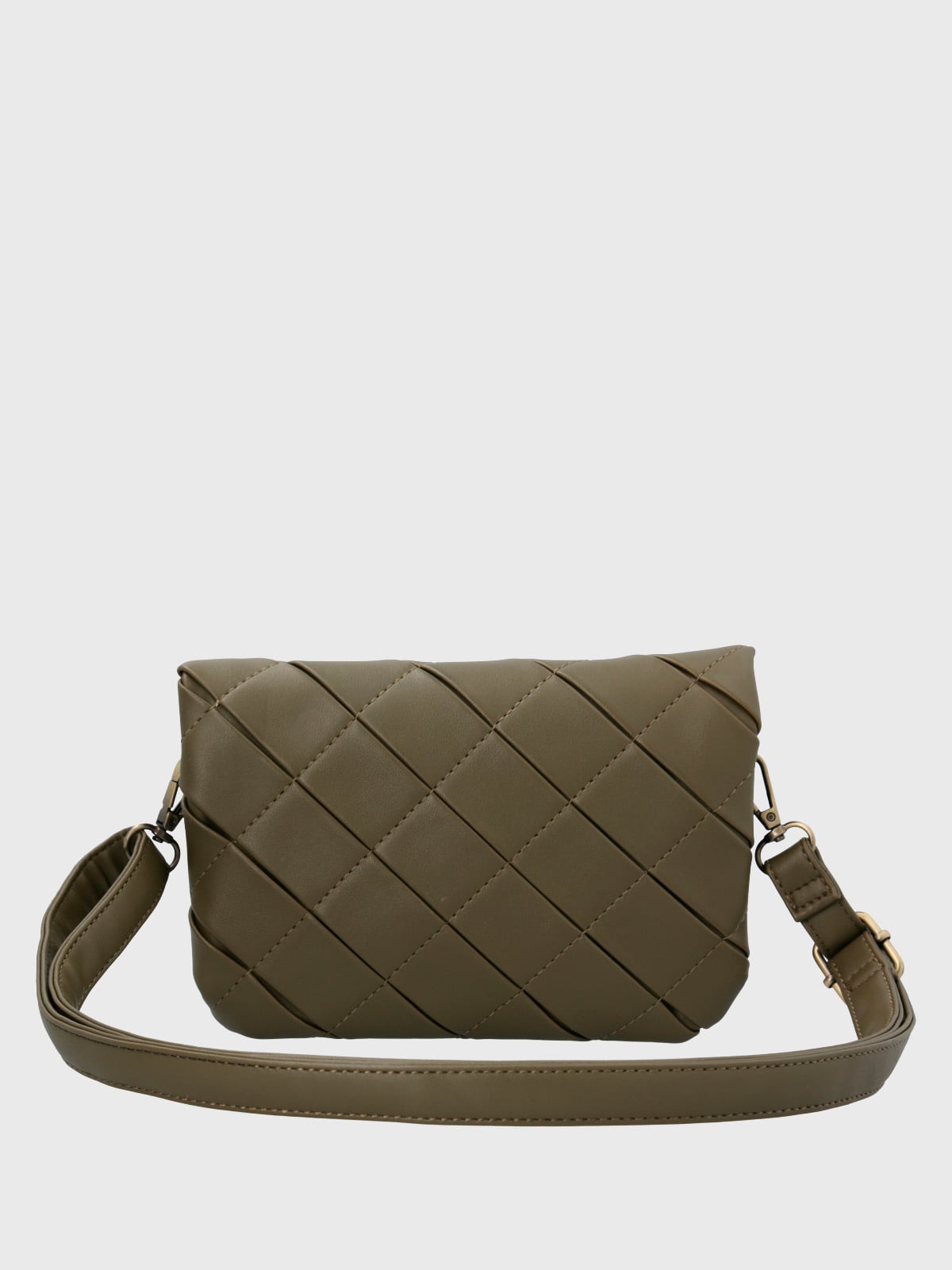 CARTERA ECOCUERO MUJER TRINI CROSS VERDE HUSH PUPPIES - 3