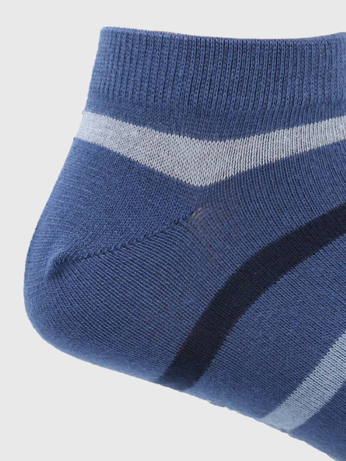 CALCETIN ALGODON HOMBRE PED STRIPE AZUL HUSH PUPPIES - 2