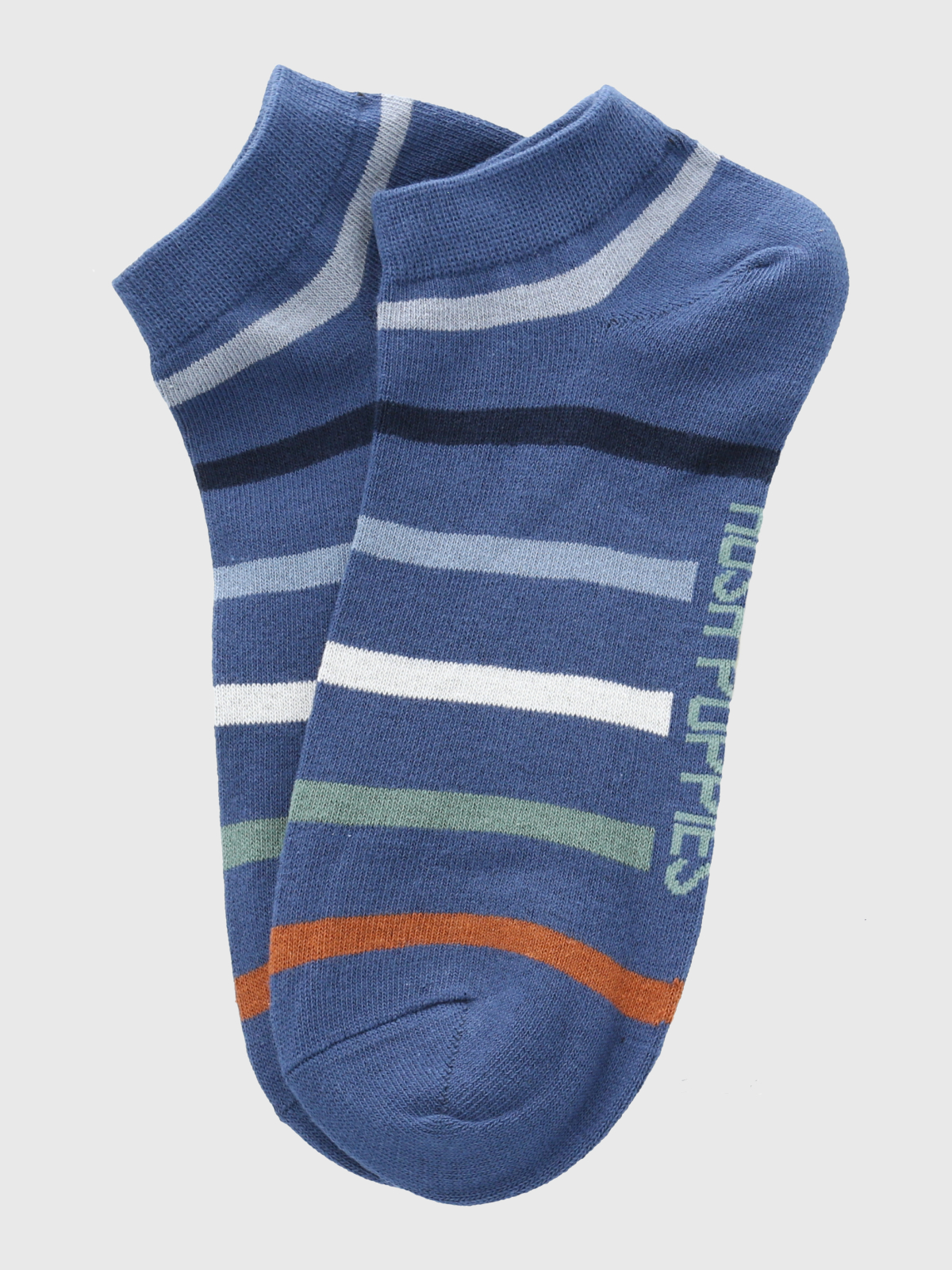 CALCETIN ALGODON HOMBRE PED STRIPE AZUL HUSH PUPPIES - 3