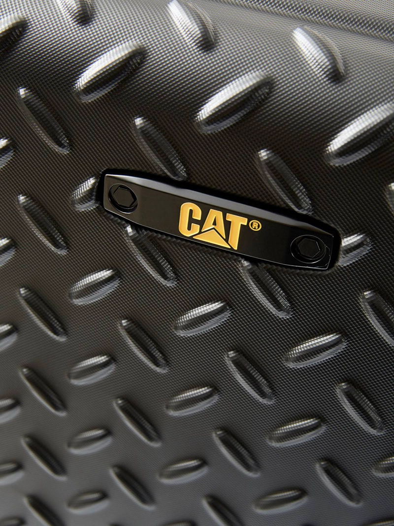 MALETA INDUSTRIAL PLATE 28 UNISEX EN COLOR NEGRO CAT - 5