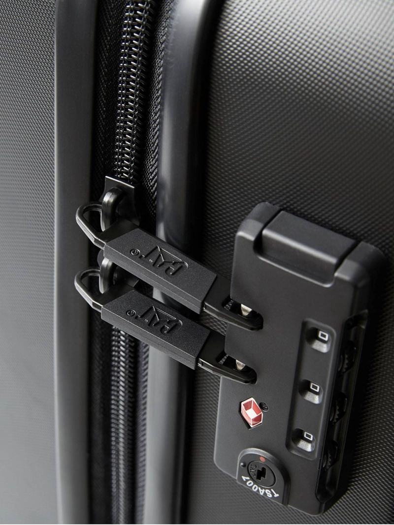 MALETA INDUSTRIAL PLATE 28 UNISEX EN COLOR NEGRO CAT - 9