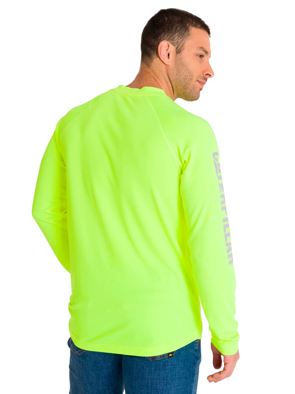 POLERA LIGHTWEIGHT COOLING CREW HOMBRE LIMA CAT - 3