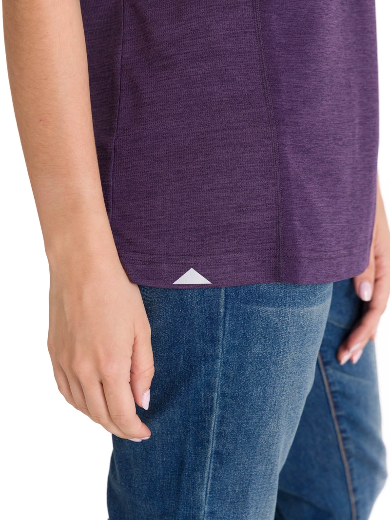 POLERA MCORTA LIGHTWEIGHT COOLING CREW MUJER PURPURA CAT - 5