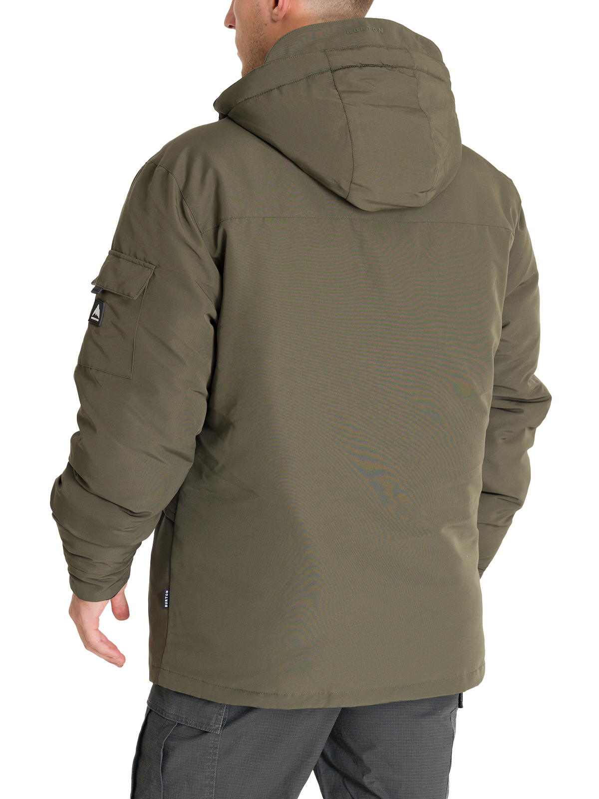 PARKA IMPERMEABLE HOMBRE UTILITY VERDE BURTON - 4