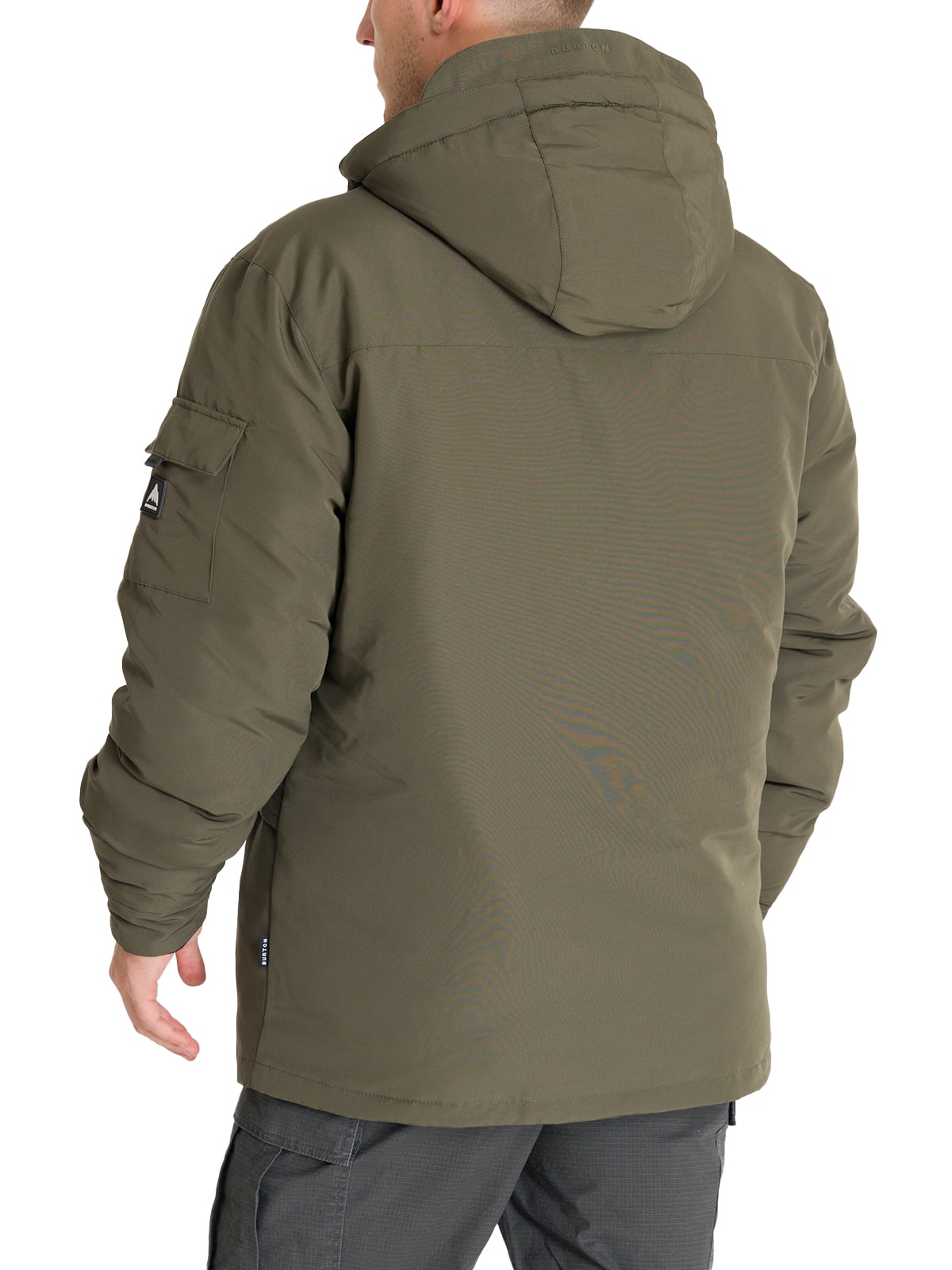 PARKA IMPERMEABLE HOMBRE UTILITY VERDE BURTON - 4
