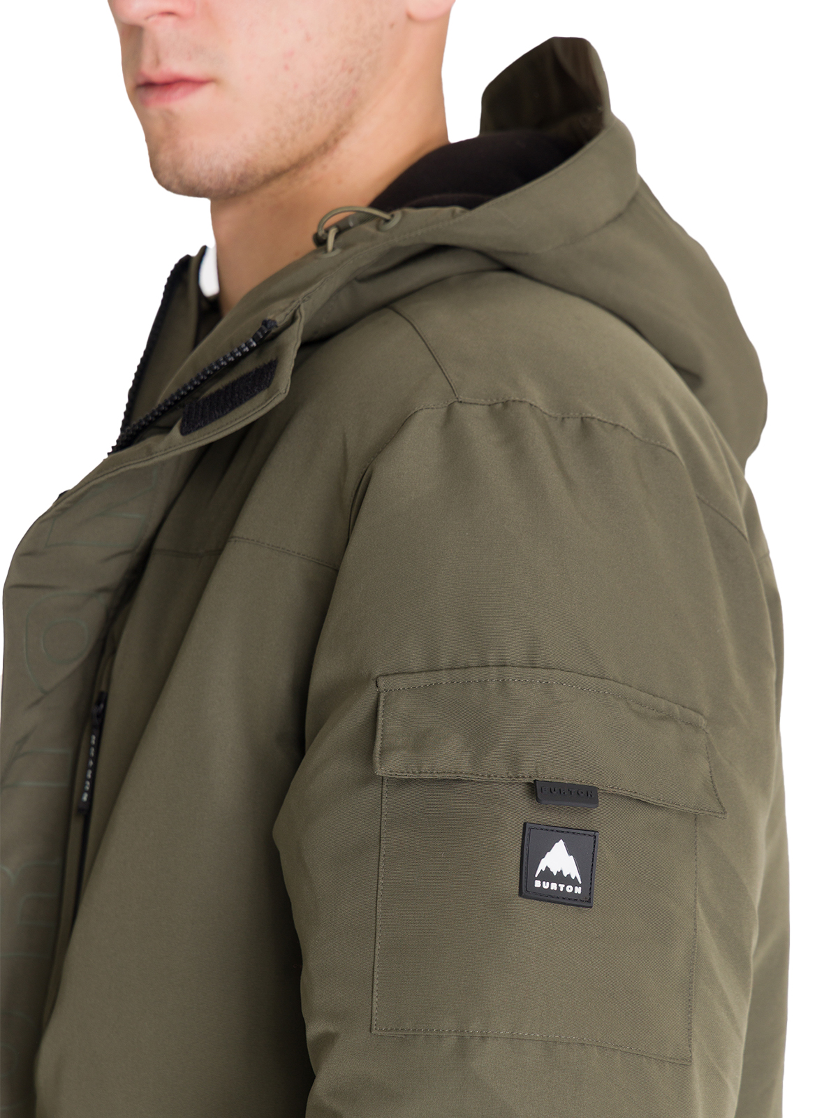 PARKA IMPERMEABLE HOMBRE UTILITY VERDE BURTON - 7