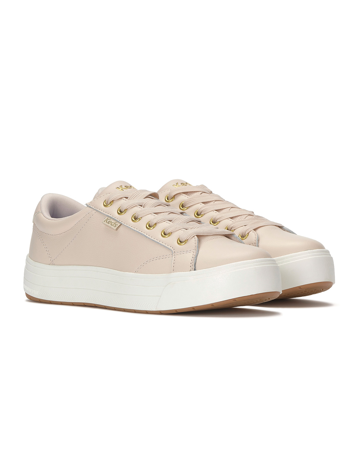 ZAPATILLA CUERO MUJER PARK LEATHER ROSADO KEDS - 4