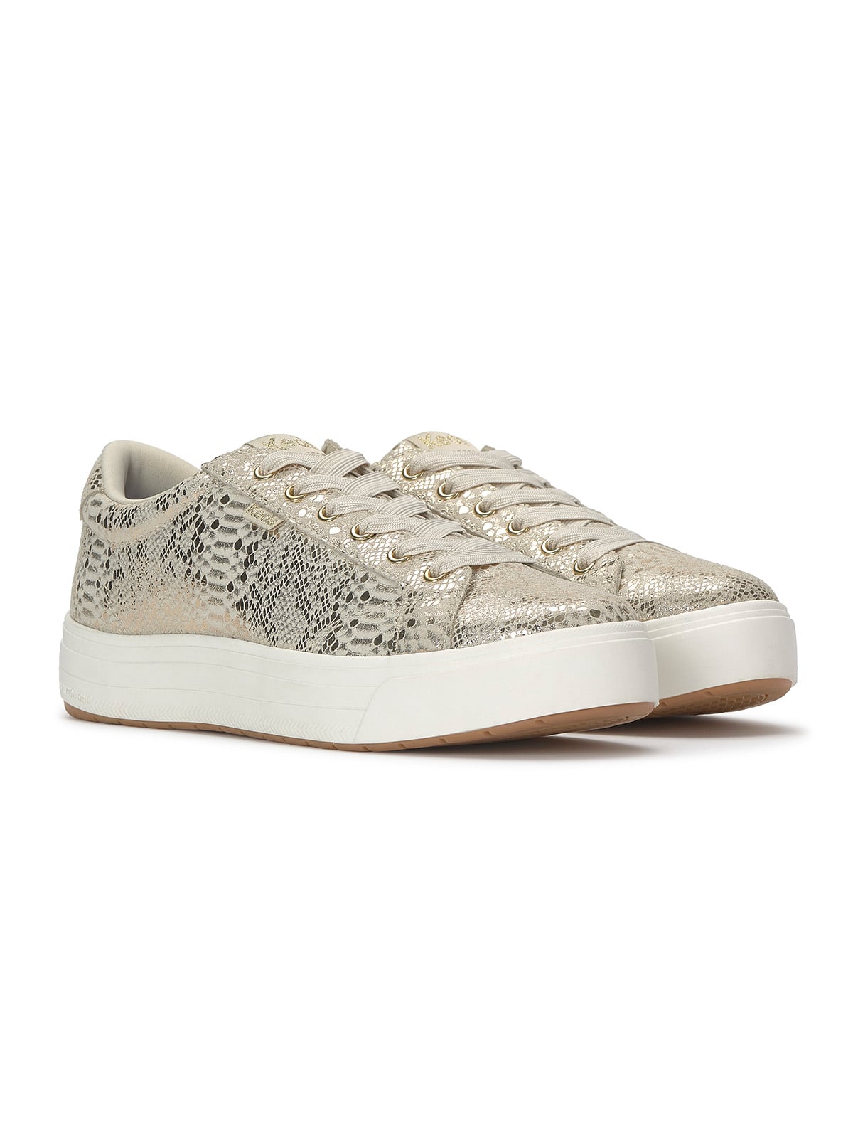 ZAPATILLA CUERO MUJER PARK METALLIC LTHR DORADO KEDS - 4