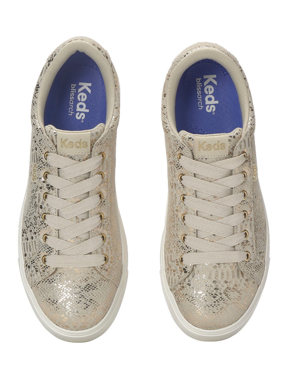 ZAPATILLA CUERO MUJER PARK METALLIC LTHR DORADO KEDS - 5