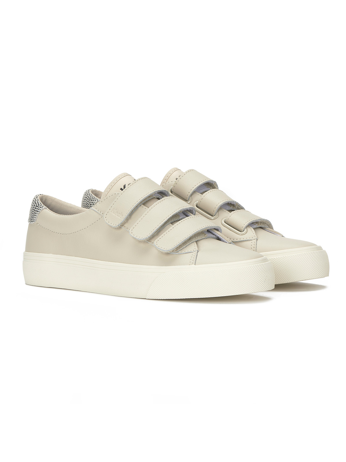 ZAPATILLA CUERO MUJER JUMP KICK V DALMATA BEIGE KEDS - 4