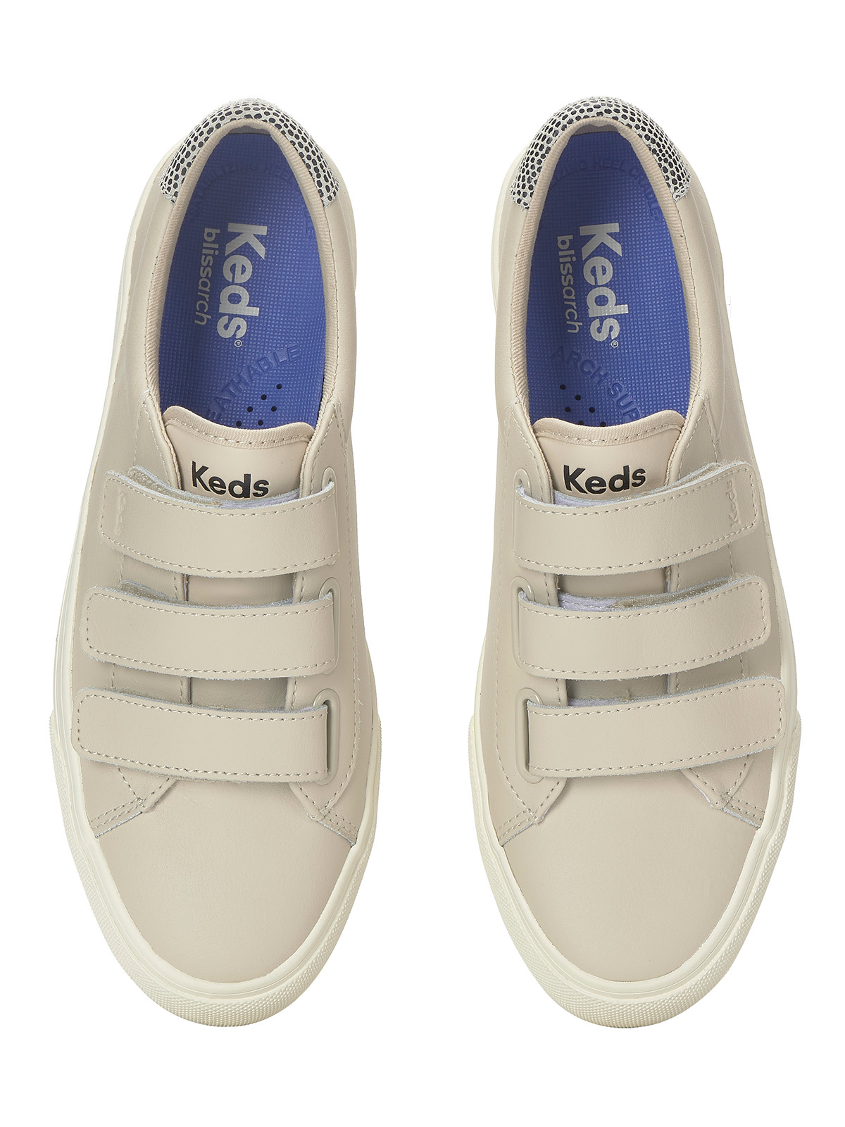 ZAPATILLA CUERO MUJER JUMP KICK V DALMATA BEIGE KEDS - 5
