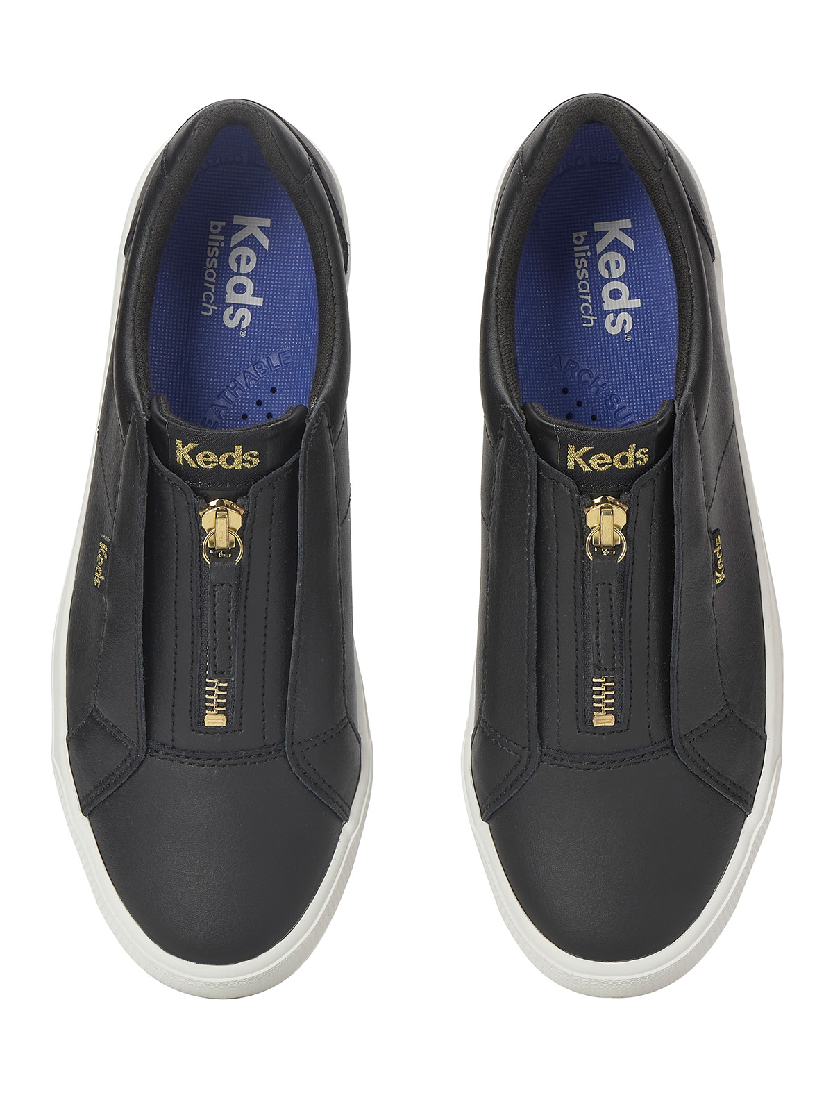 ZAPATILLA CUERO MUJER PURSUIT ZIP LTHR EN COLOR NEGRO KEDS - 5