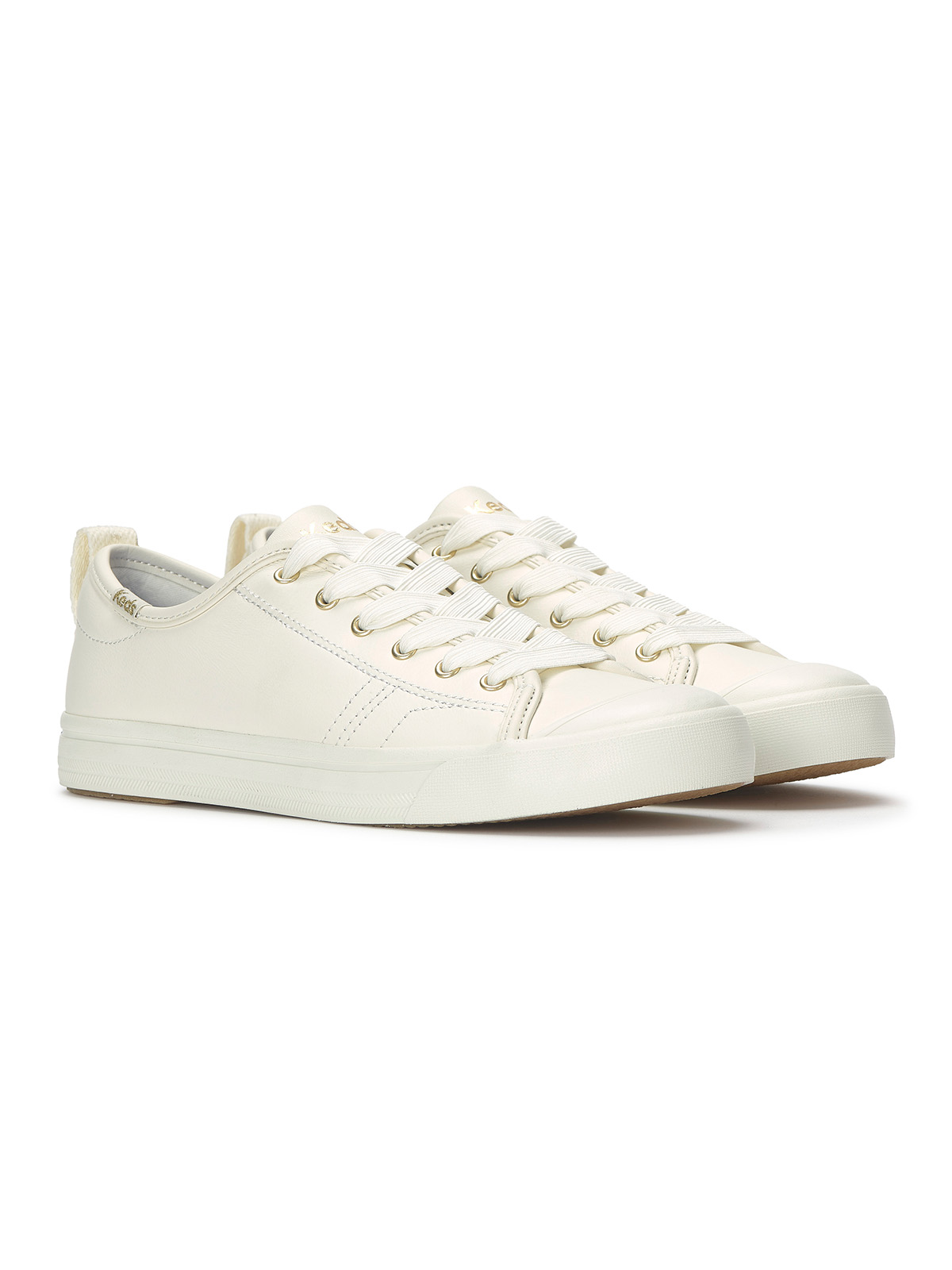 ZAPATILLA CUERO MUJER NEW LTT LEATHER BEIGE KEDS - 2