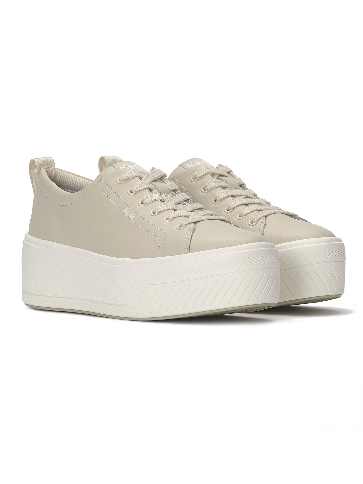 ZAPATILLA CUERO MUJER SKYLER LEATHER CREMA KEDS - 2