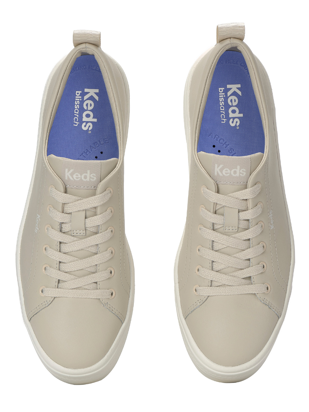 ZAPATILLA CUERO MUJER SKYLER LEATHER CREMA KEDS - 4