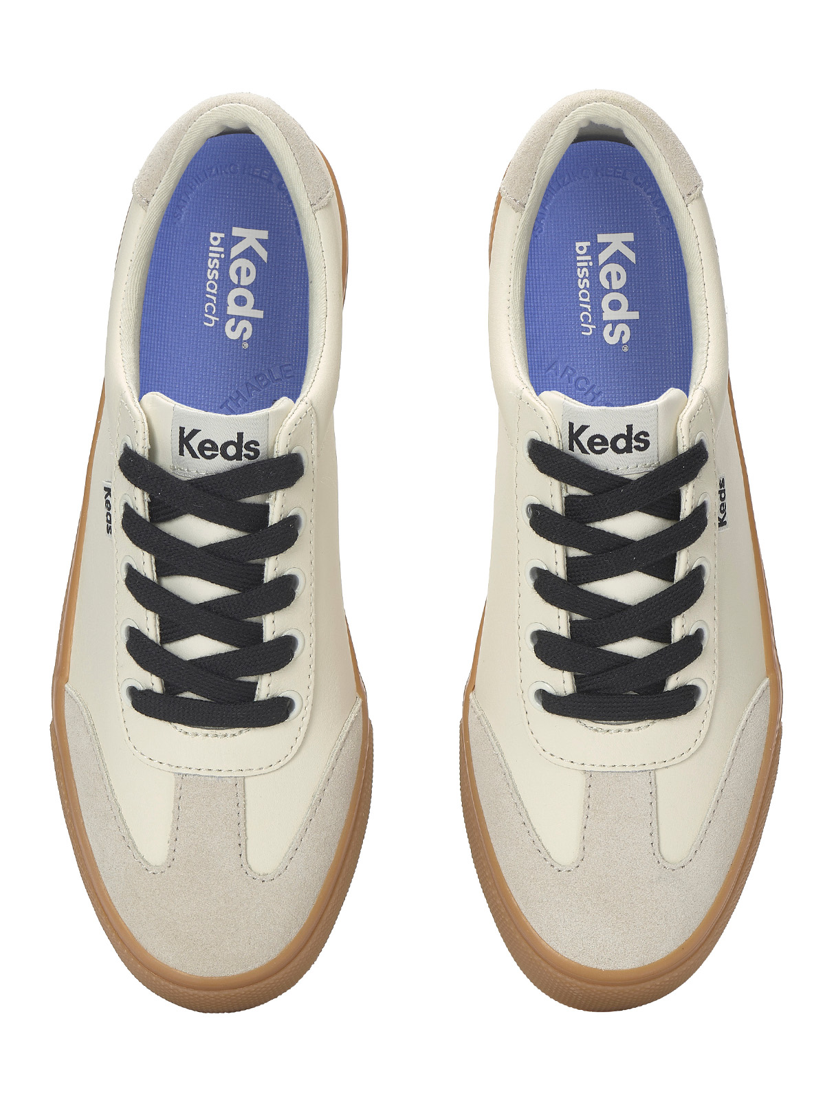 ZAPATILLA CUERO MUJER JUMP KICK T-TOE LTHR BEIGE KEDS - 4