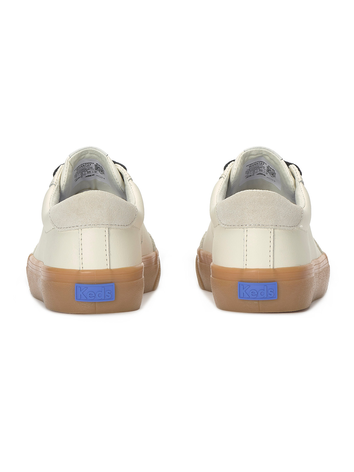ZAPATILLA CUERO MUJER JUMP KICK T-TOE LTHR BEIGE KEDS - 5