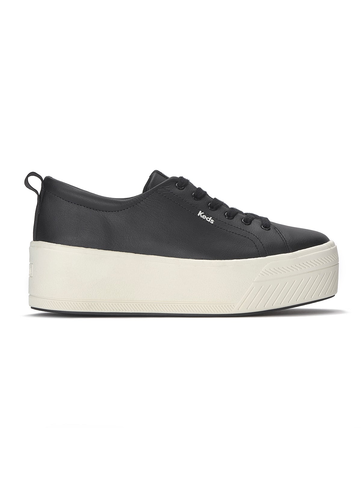 ZAPATILLA CUERO MUJER SKYLER LEATHER EN COLOR NEGRO KEDS - 1