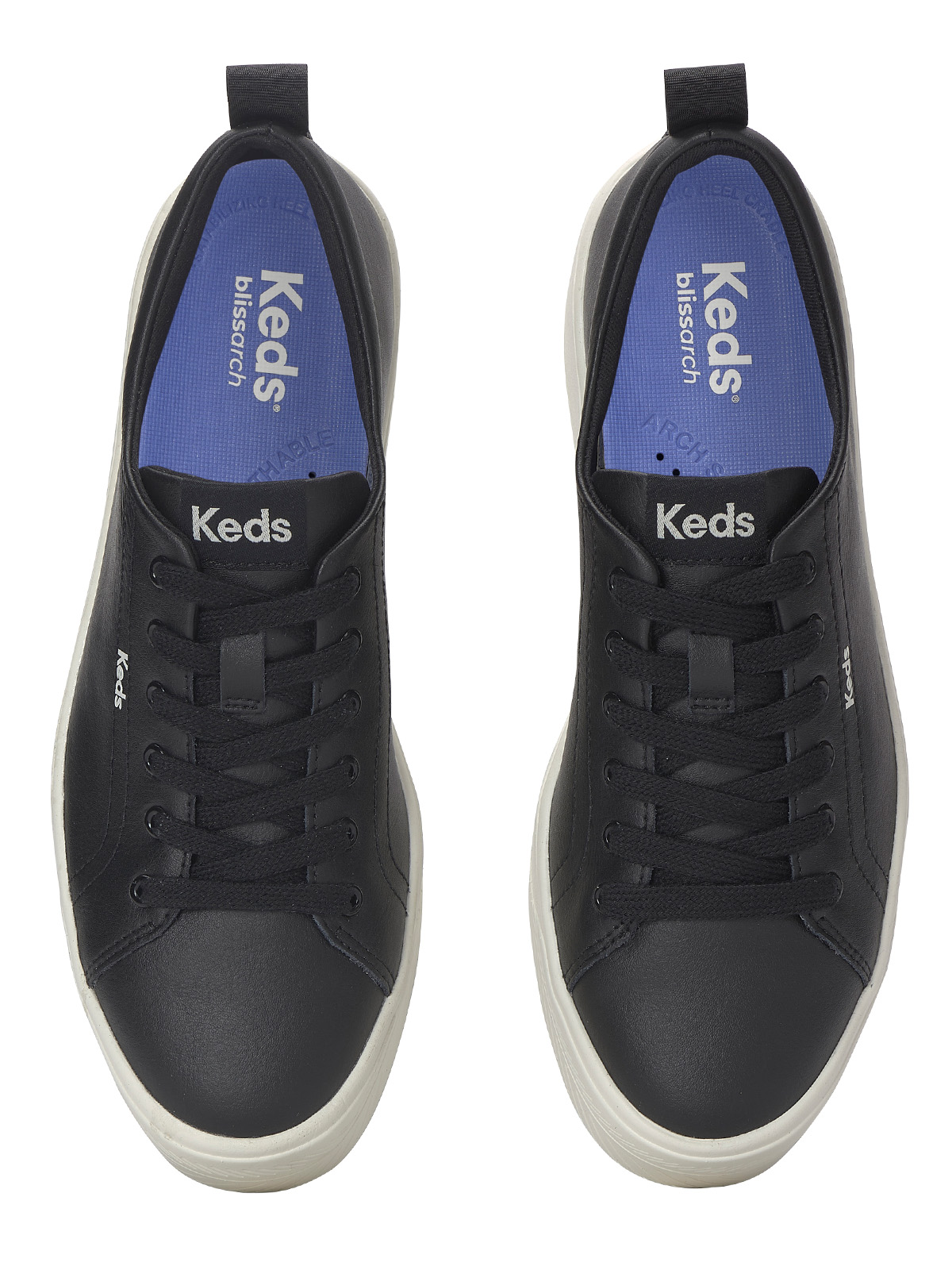 ZAPATILLA CUERO MUJER SKYLER LEATHER EN COLOR NEGRO KEDS - 4