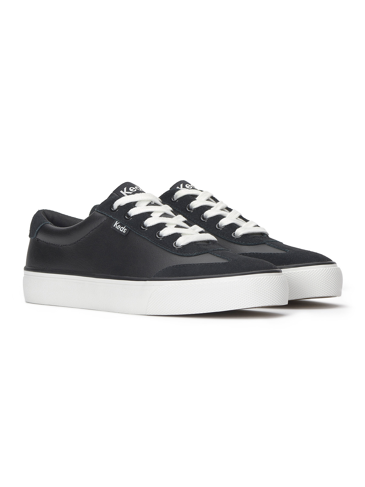 ZAPATILLA CUERO MUJER JUMP KICK T-TOE EN COLOR NEGRO KEDS - 2