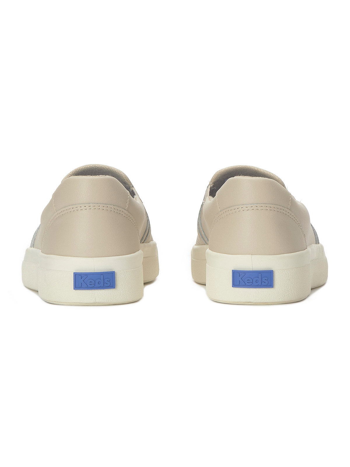 ZAPATILLA CUERO MUJER PURSUIT SLIP CREMA KEDS - 5