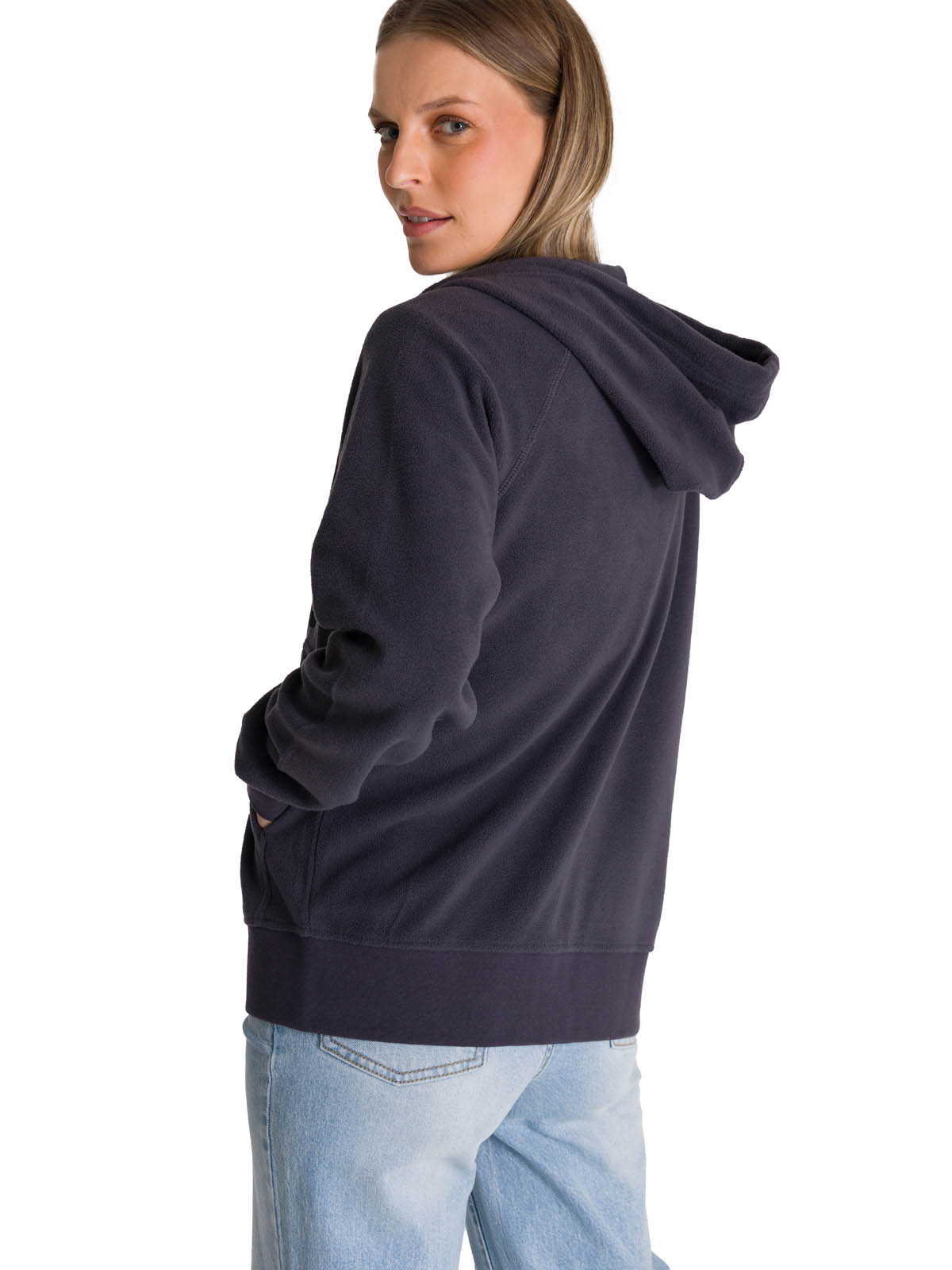 POLERÓN UNISEX MICROFLEECE FULL ZIP HOMBRE GRIS CAT - 4