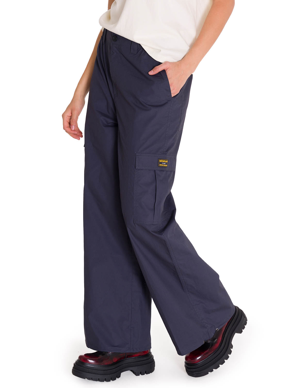 PANTALONES PULL-ON CARGO PARACHUTE MUJER AZUL CAT - 2