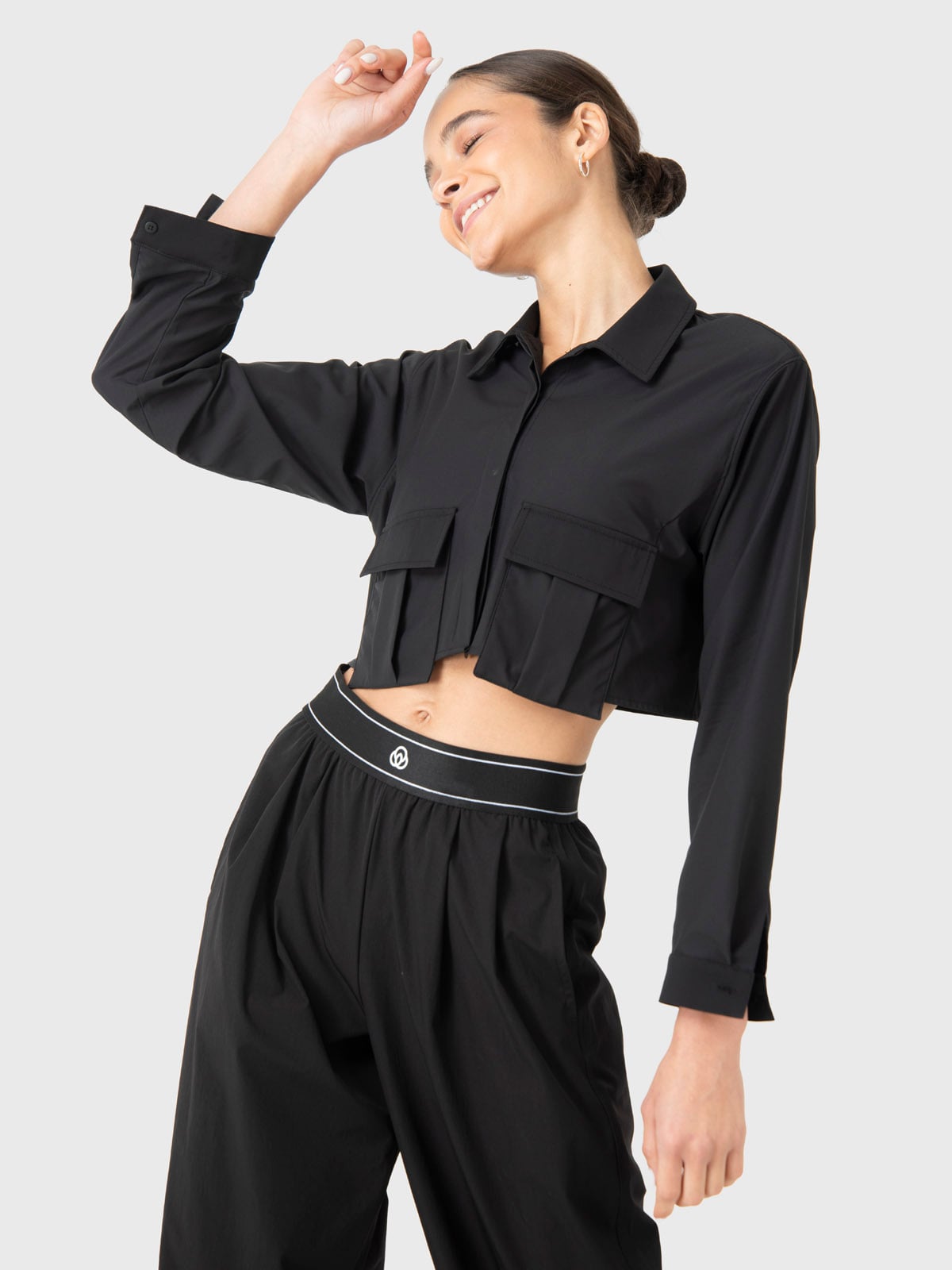 BSOUL BLUSA MANGA LARGA MUJER DOMI NEGRO BSOUL