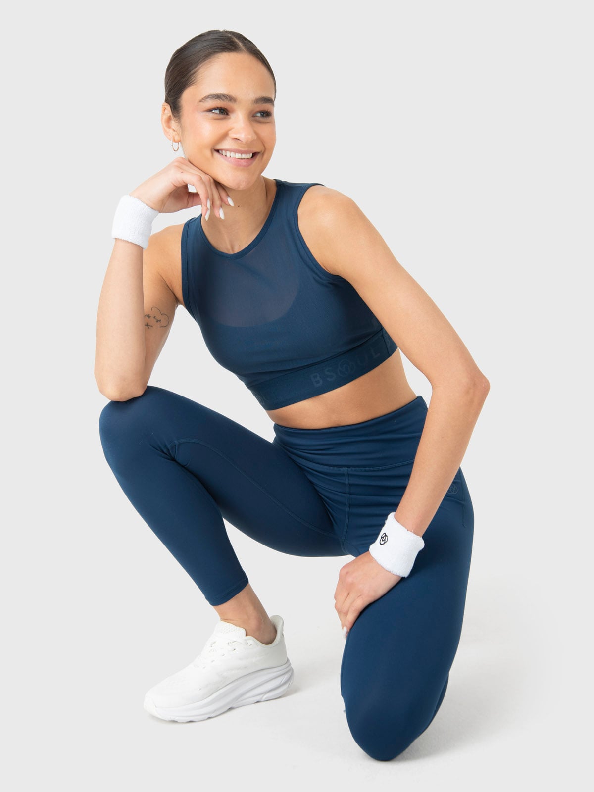 PETO DEPORTIVO MUJER CROPPED VEST AZUL BSOUL - 1