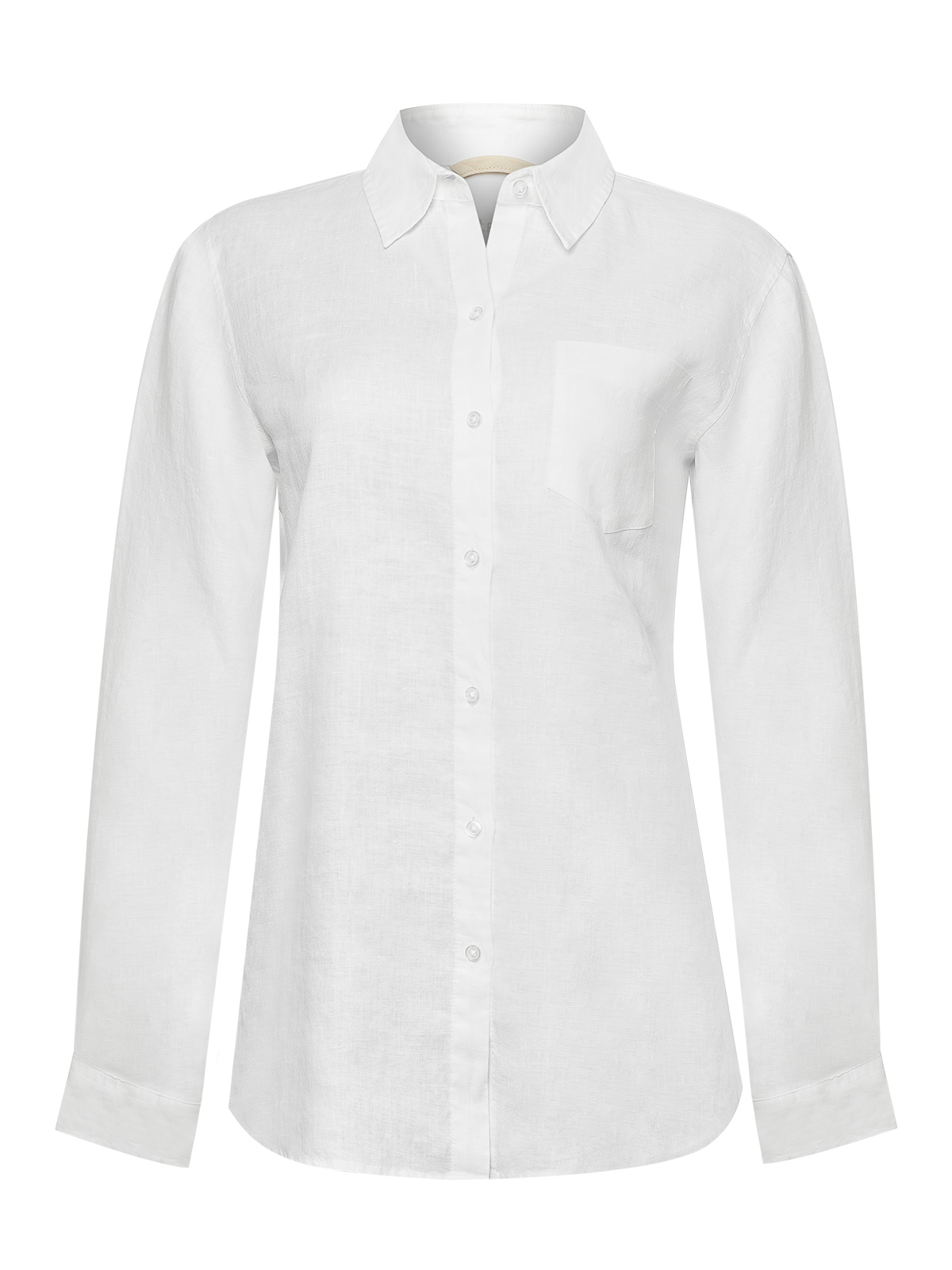 BLUSA LINO ORGÁNICO MUJER LIRIO EN COLOR BLANCO ROCKFORD - 1