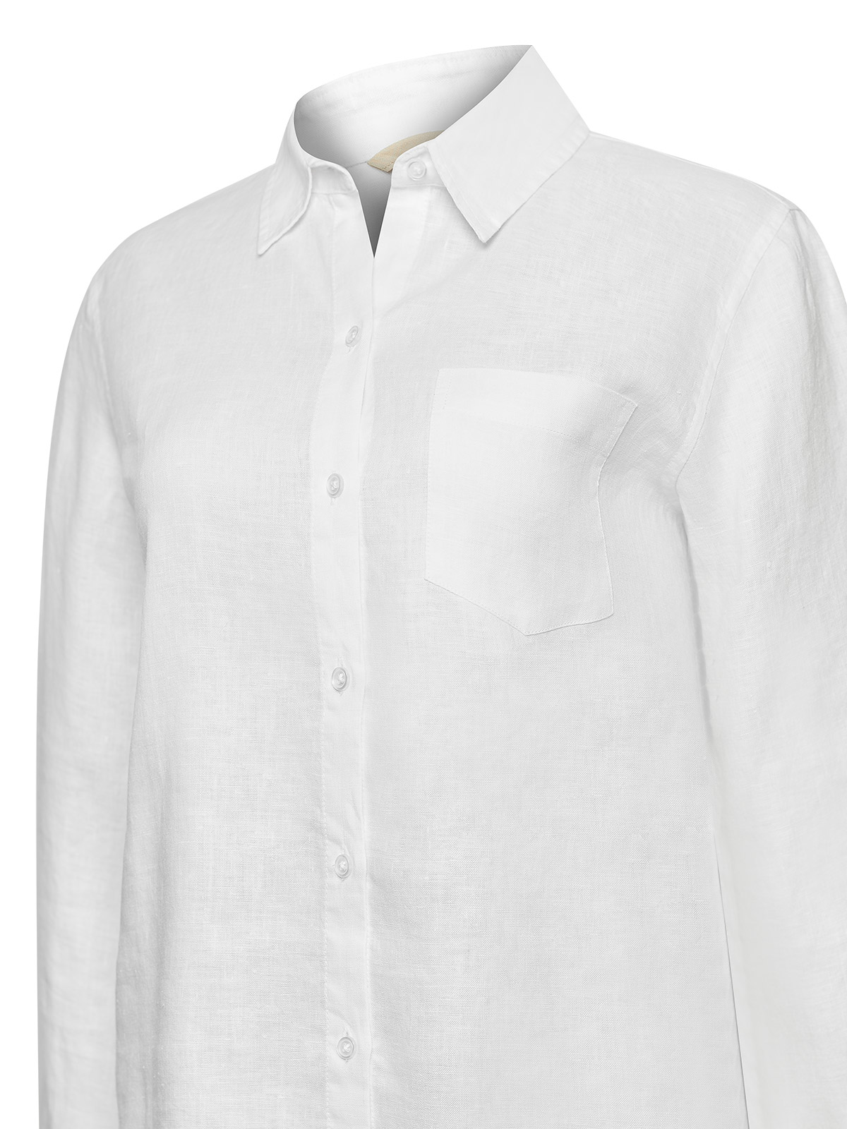 BLUSA LINO ORGÁNICO MUJER LIRIO EN COLOR BLANCO ROCKFORD - 4
