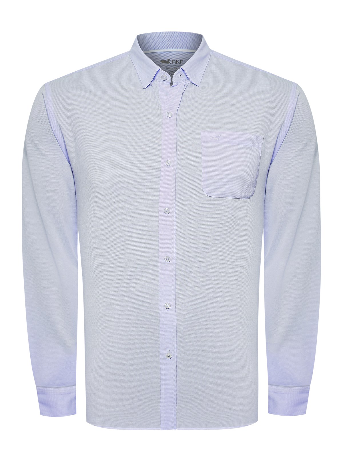 CAMISA ALGODÓN SUPIMA® HOMBRE JERSEY AZUL ROCKFORD - 1