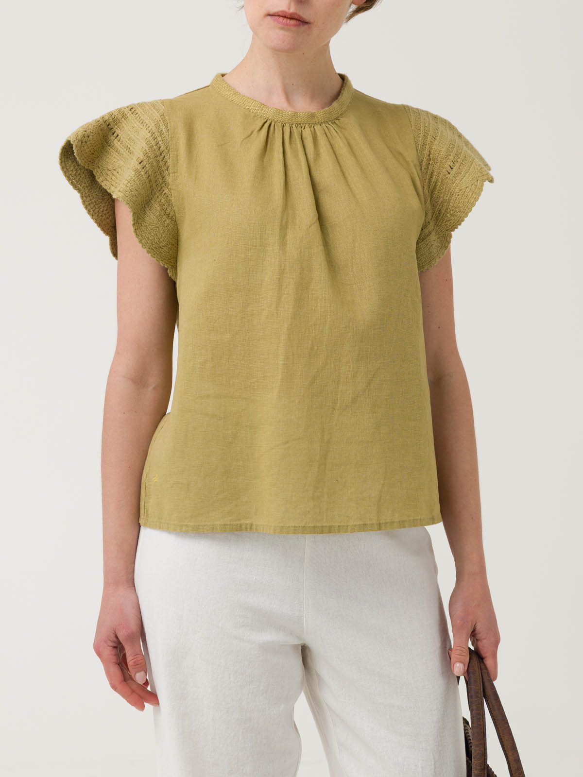 BLUSA ALGODÓN ORGÁNICO MUJER FILKA VERDE ROCKFORD - 5