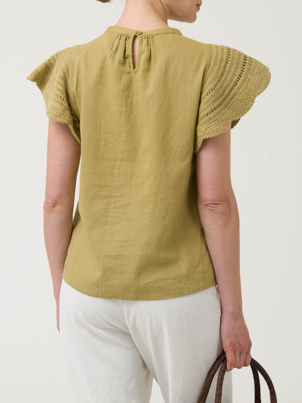 BLUSA ALGODÓN ORGÁNICO MUJER FILKA VERDE ROCKFORD - 6