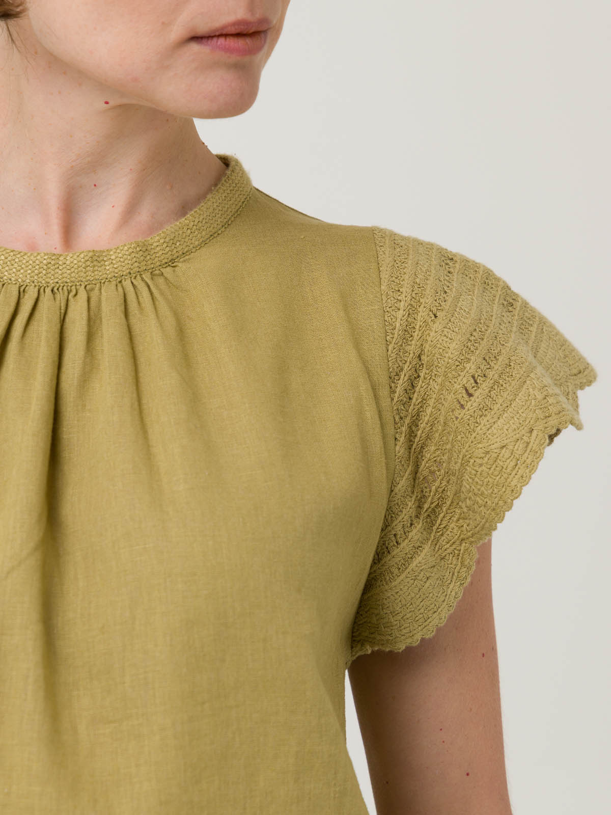BLUSA ALGODÓN ORGÁNICO MUJER FILKA VERDE ROCKFORD - 7