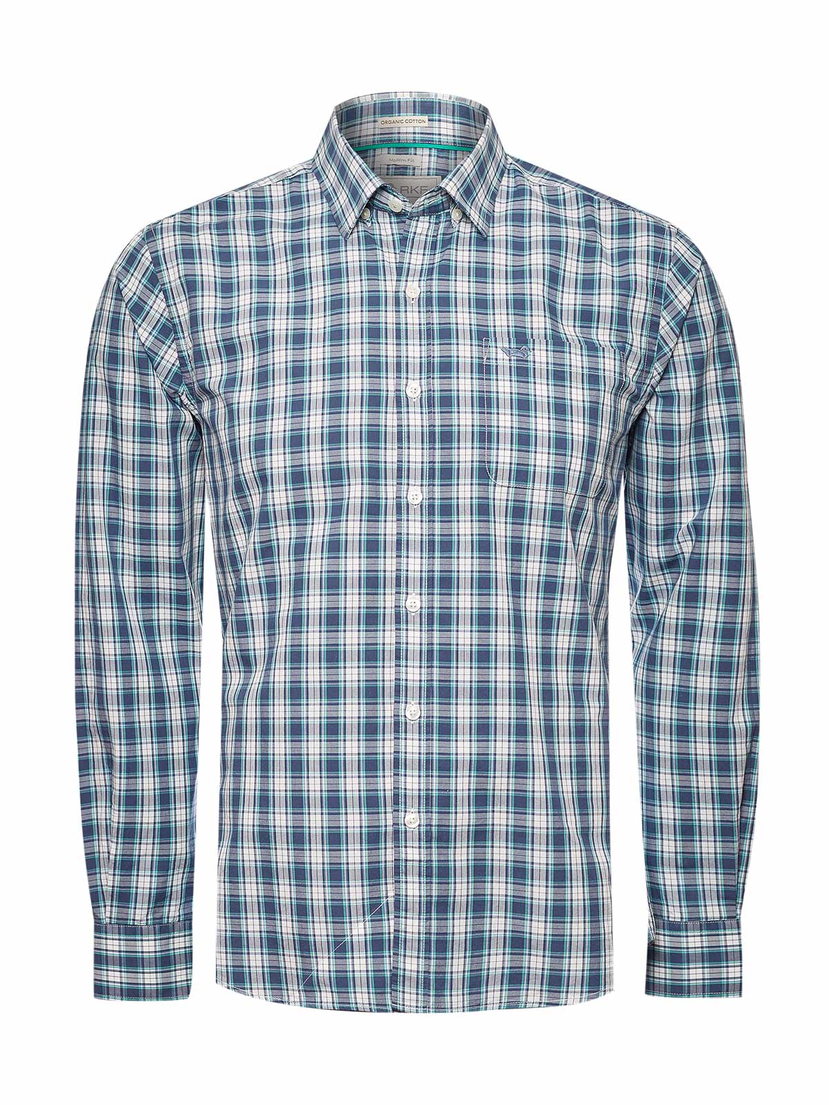 CAMISA ALGODÓN ORG HOMBRE LIGHTER VERDE OSCURO ROCKFORD - 1
