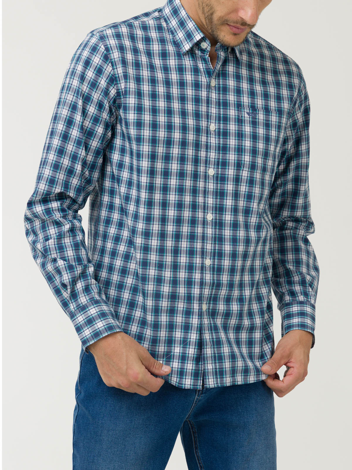 CAMISA ALGODÓN ORG HOMBRE LIGHTER VERDE OSCURO ROCKFORD - 5