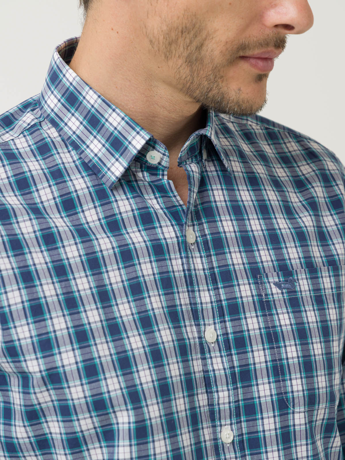 CAMISA ALGODÓN ORG HOMBRE LIGHTER VERDE OSCURO ROCKFORD - 7