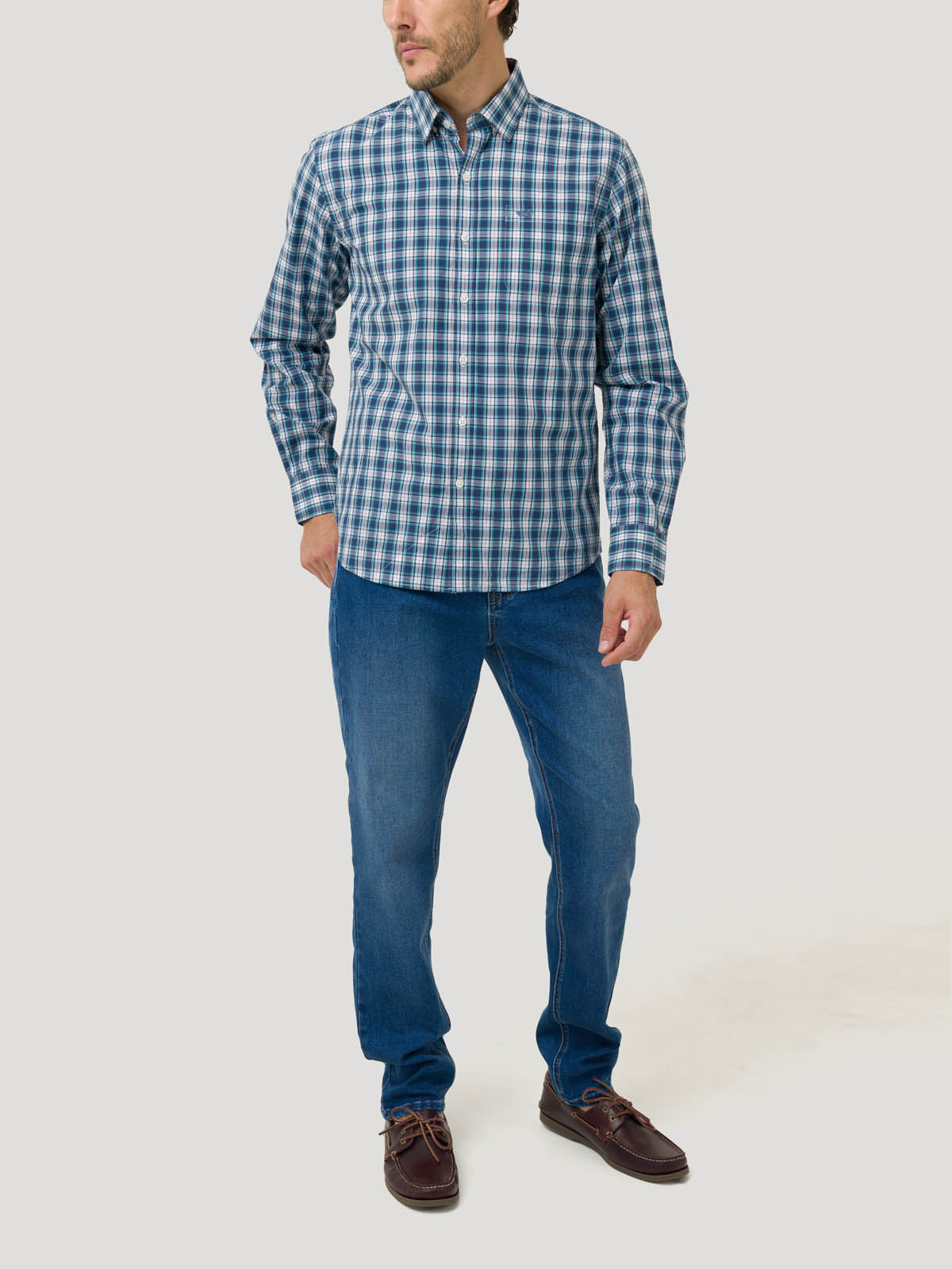 CAMISA ALGODÓN ORG HOMBRE LIGHTER VERDE OSCURO ROCKFORD - 8