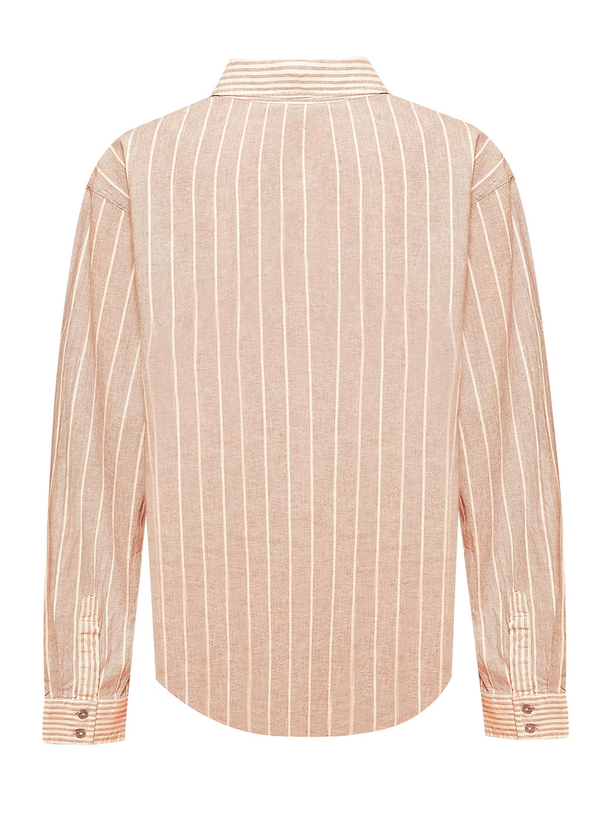 BLUSA LINO ORGÁNICO MUJER LINES ROSADO ROCKFORD - 2
