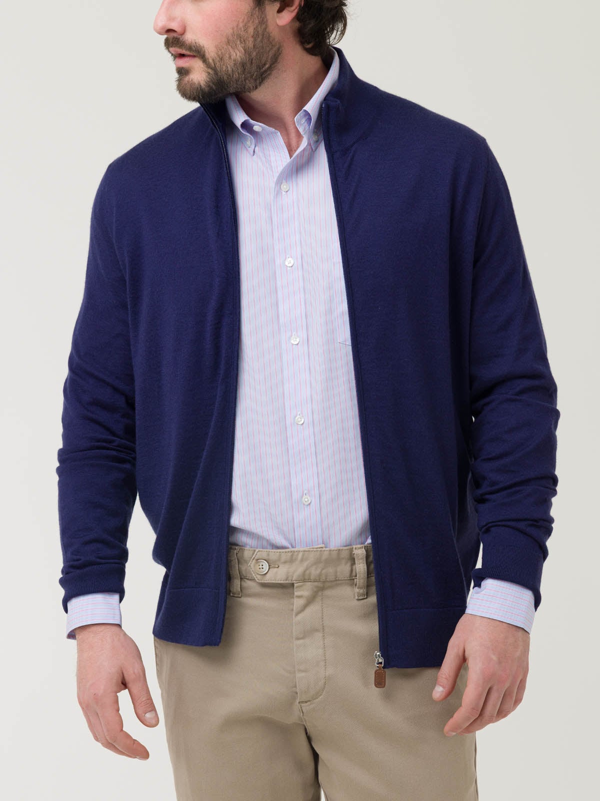 SWEATER CASHMERE HOMBRE AMALFI AZUL ROCKFORD - 5