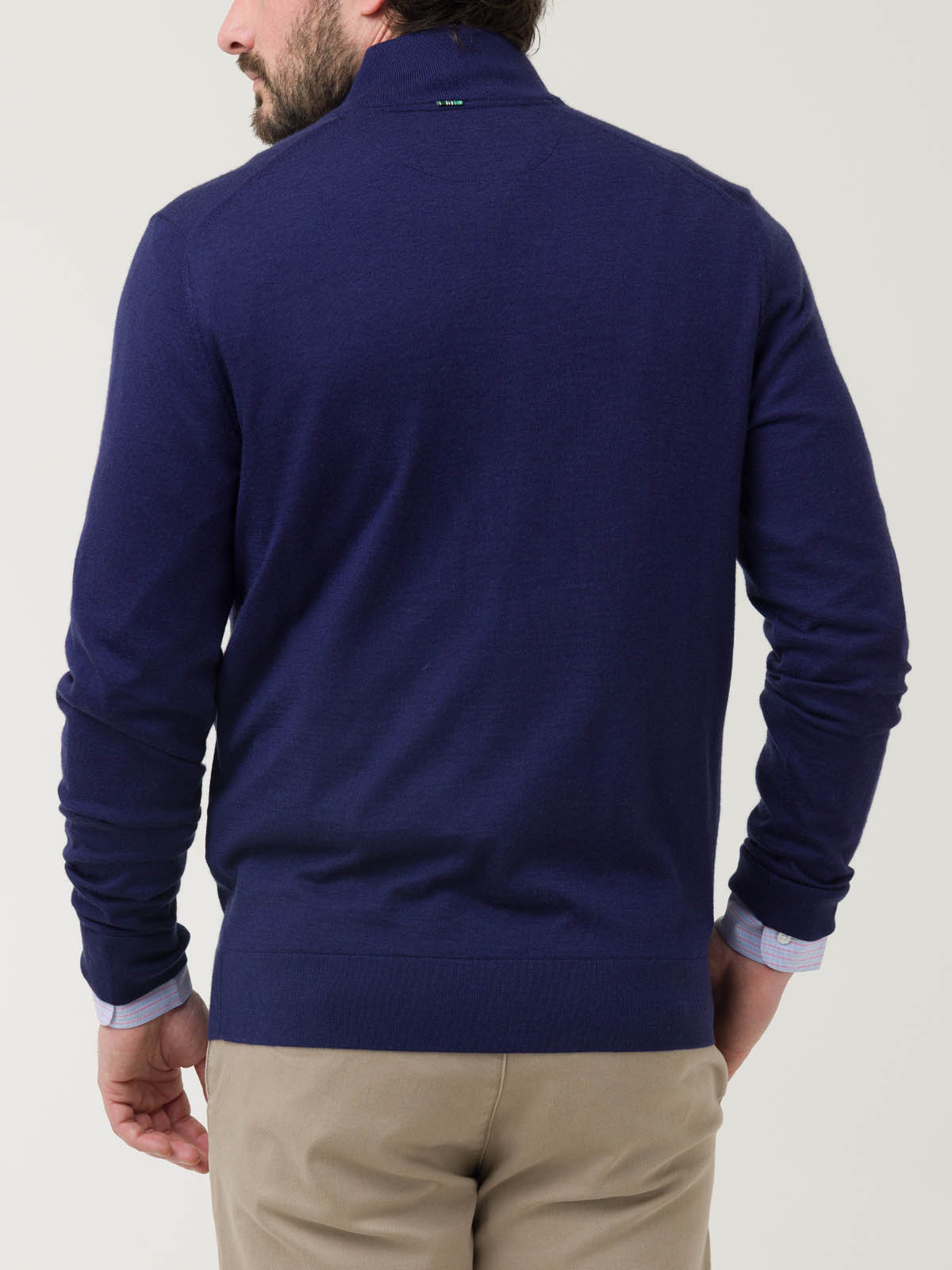SWEATER CASHMERE HOMBRE AMALFI AZUL ROCKFORD - 6