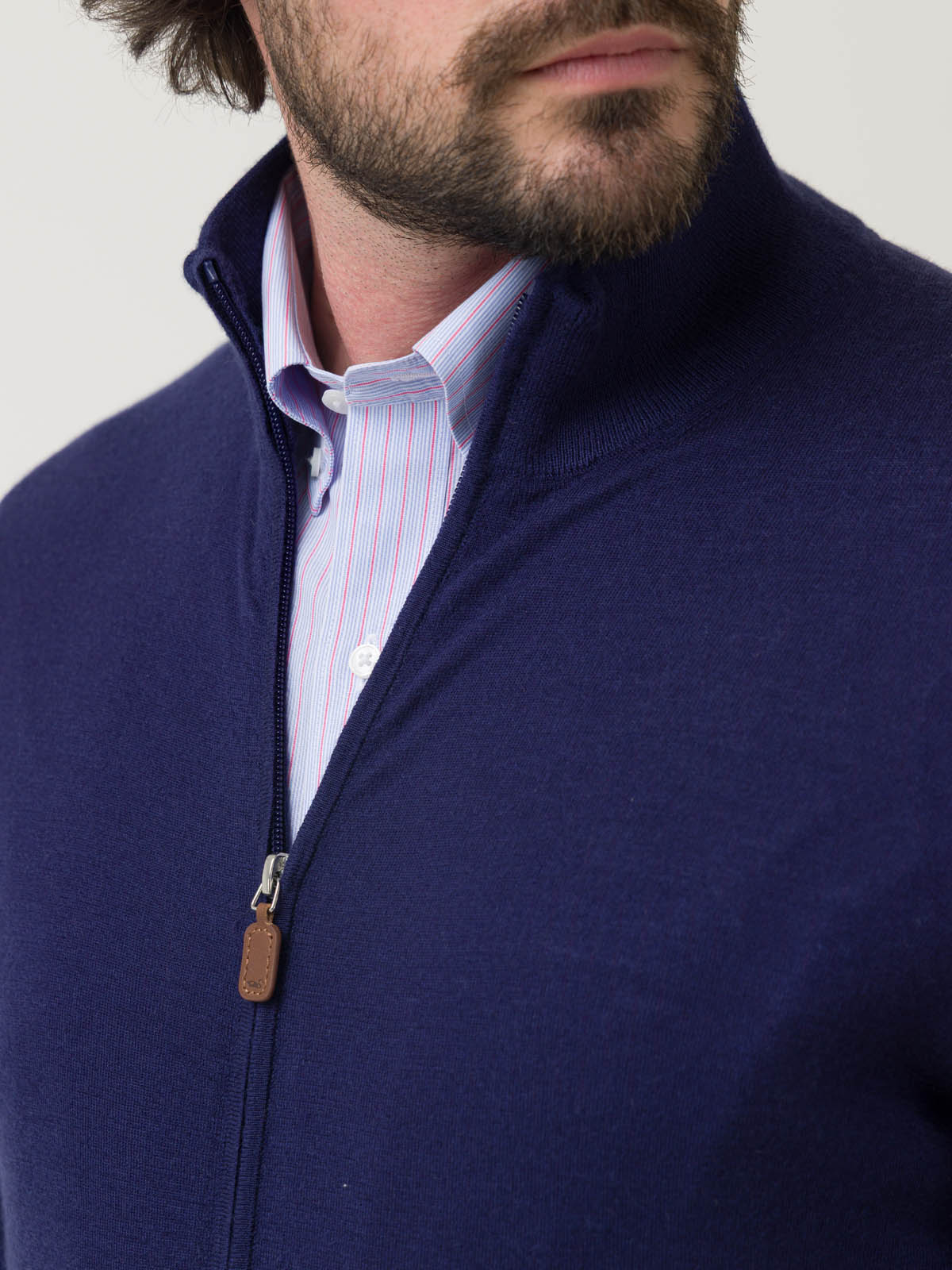 SWEATER CASHMERE HOMBRE AMALFI AZUL ROCKFORD - 7