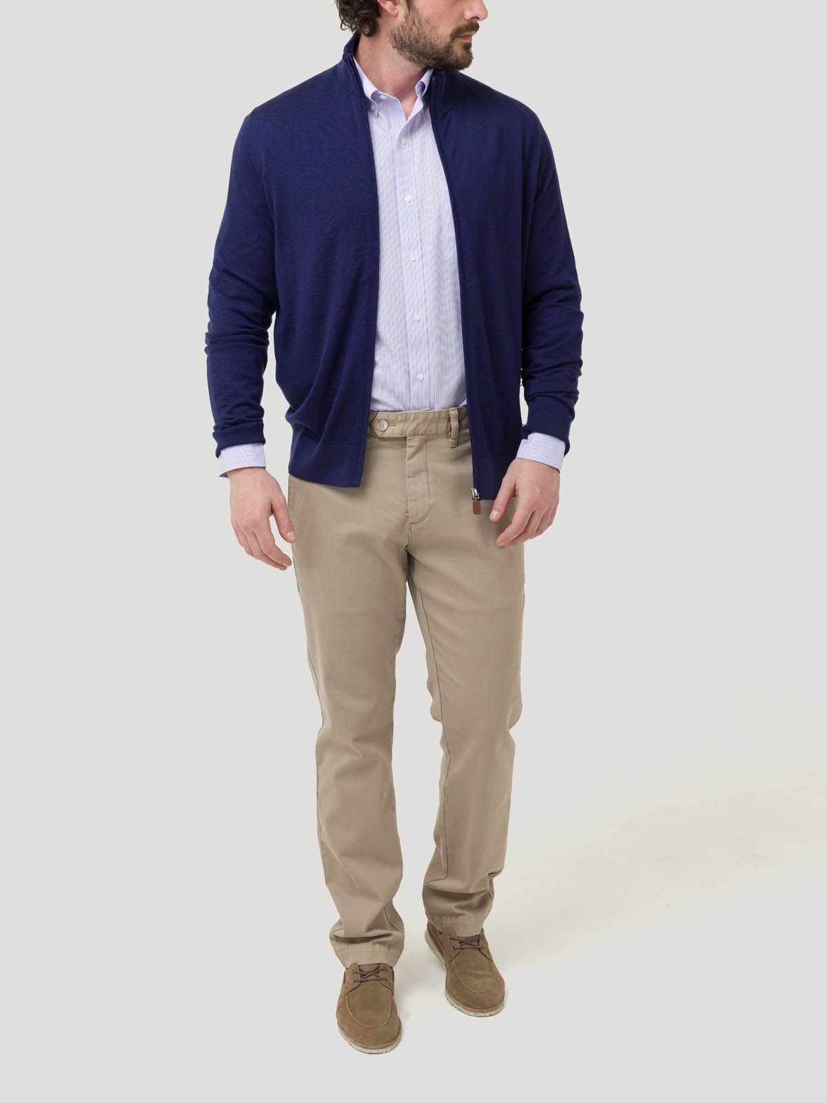 SWEATER CASHMERE HOMBRE AMALFI AZUL ROCKFORD - 8